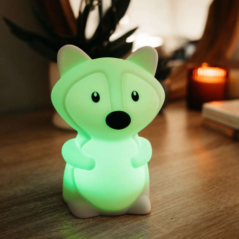 Kids Fox Night Light (Soft, Silicone & Colour-Changing)