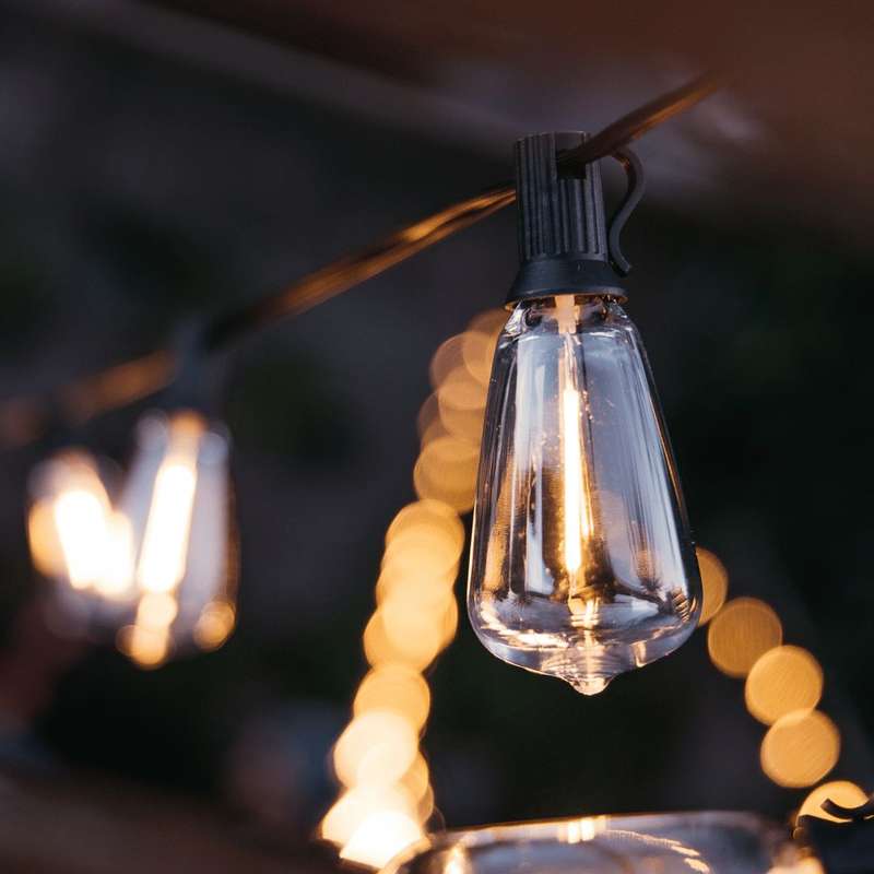 10m 25 Vintage LED Bulb String Lights