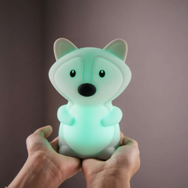 Kids Fox Night Light (Soft, Silicone & Colour-Changing)