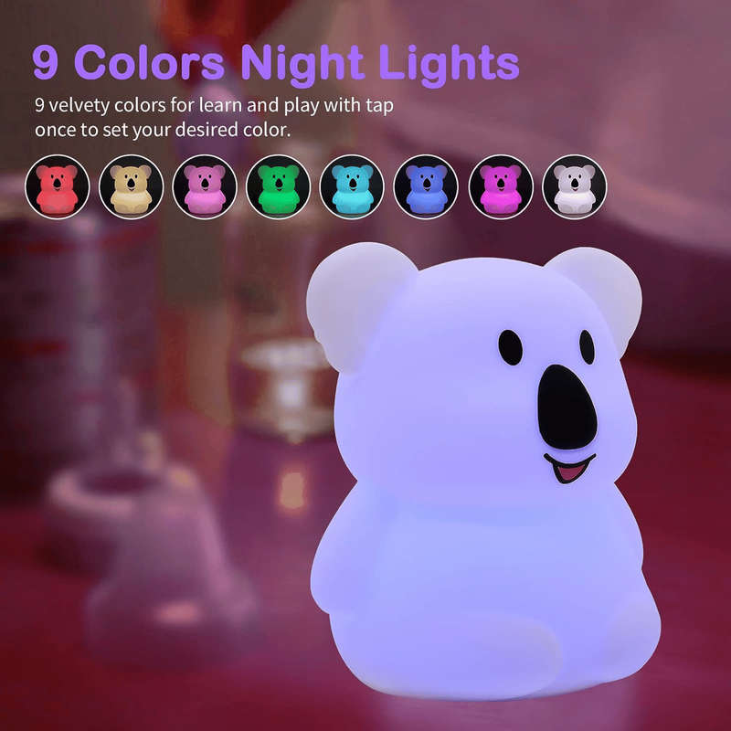 Kids Unicorn Night Light (Soft, Silicone & Colour-Changing)