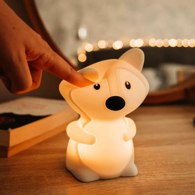 Kids Fox Night Light (Soft, Silicone & Colour-Changing)