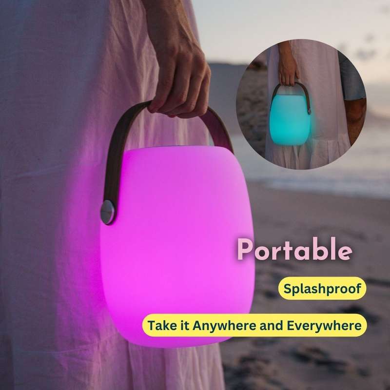 Rechargeable LED RGB Bluetooth Speaker Lantern