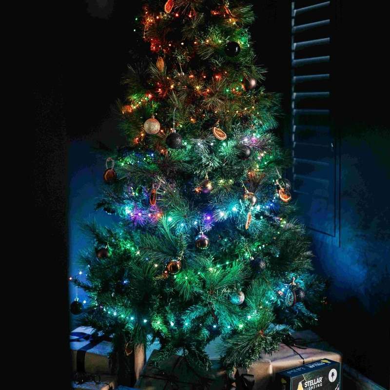 10m 200 Colourful LED Green Wire Fairy Light