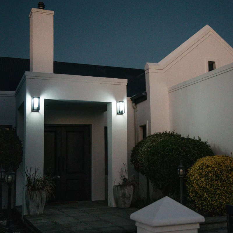 Solar Rechargeable LED Wall Lantern Light