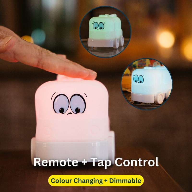 Kids Truck Night Light (Soft, Silicone & Colour-Changing)