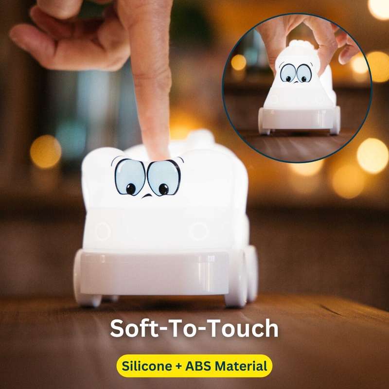 Kids Truck Night Light (Soft, Silicone & Colour-Changing)