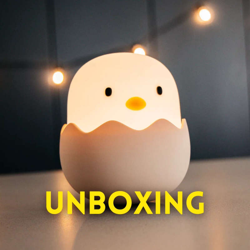 Kids Egg Night Light (Soft, Silicone & Colour-Changing)