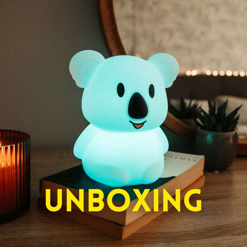 Kids Unicorn Night Light (Soft, Silicone & Colour-Changing)