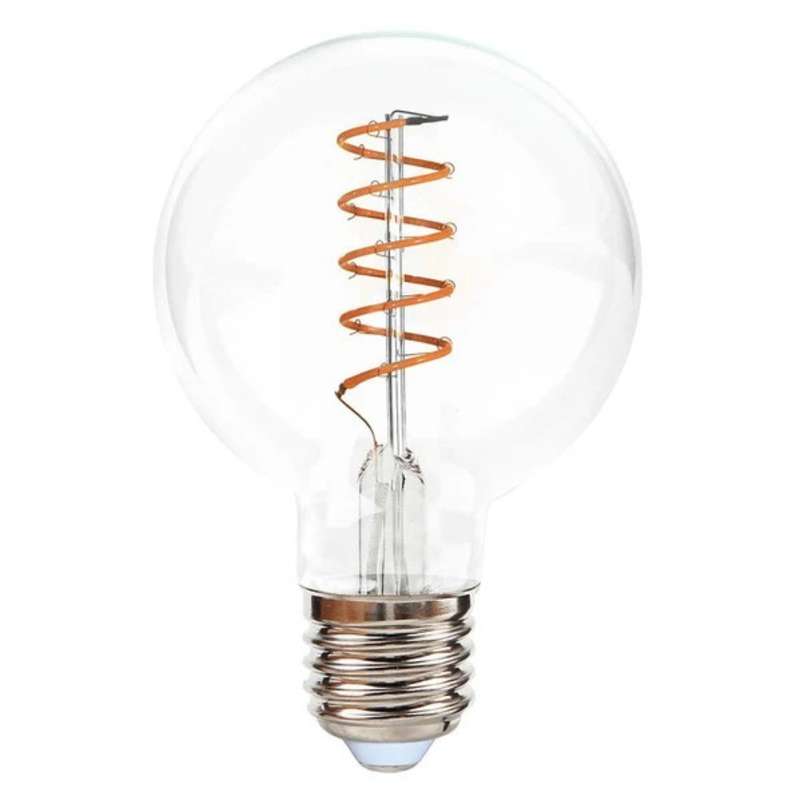 Retro Edison Spiral Light Bulb G80 Warm White LED E27 3W