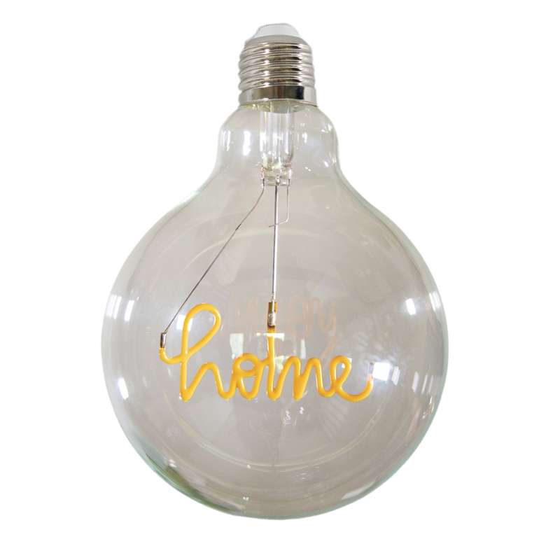 HOME Retro Edison Light Bulb G125 Warm White LED E27 3W