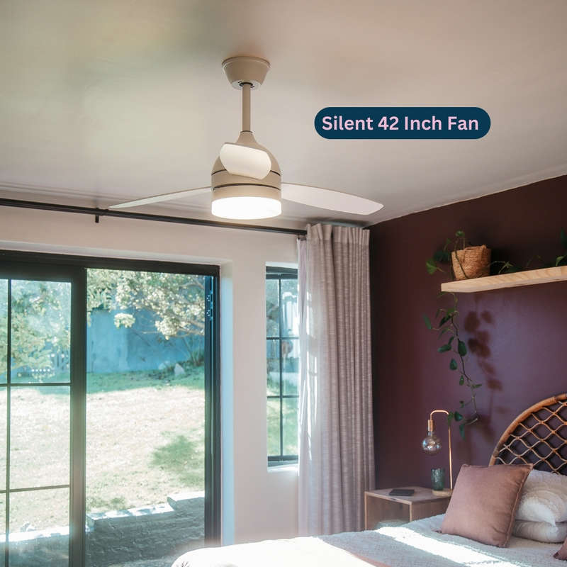 Ceiling Fan Light and Remote 3 Two-Sided Blades 42 Inch