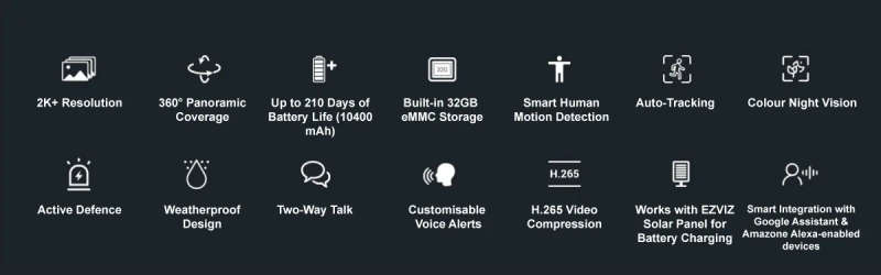 EZVIZ HB8 Specifications