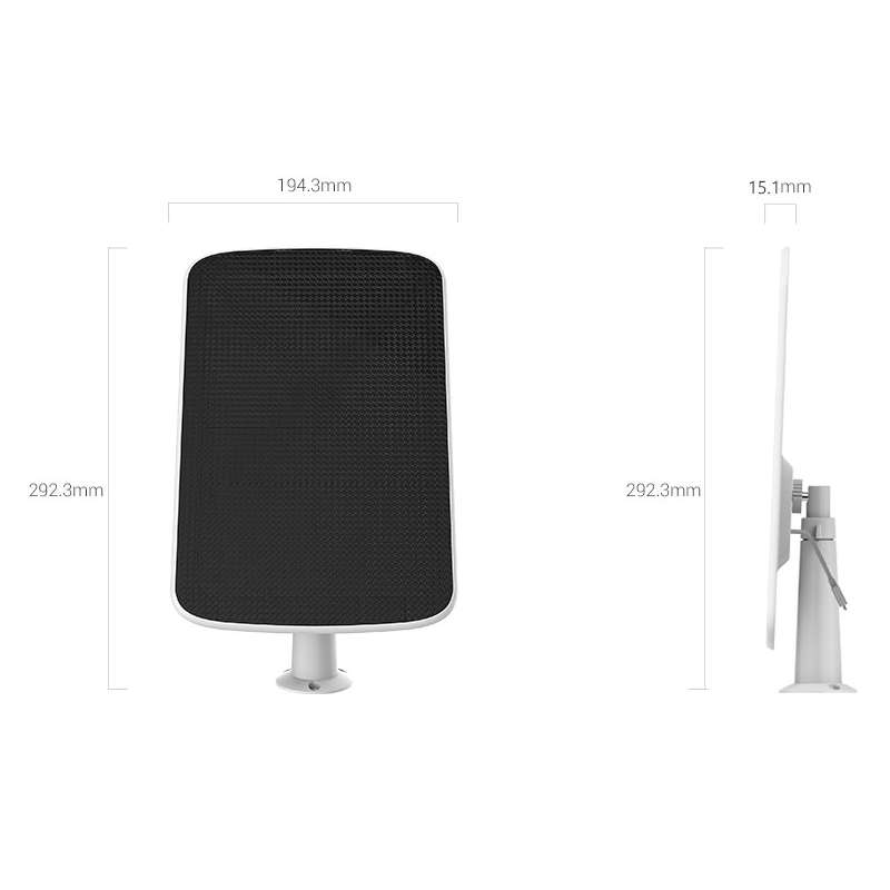 EZVIZ EB8 2K 4G Solar Panel Bundle - Pan & Tilt Camera (4MP)
