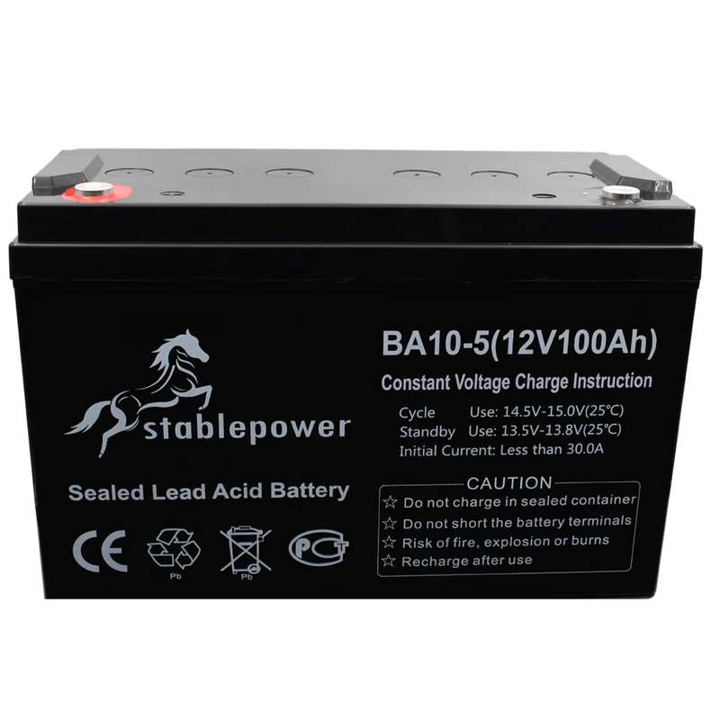 Stable Power 12V 100AH Deep Cycle SLA Battery
