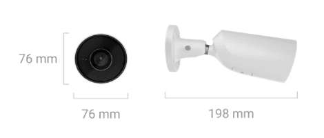 Ajax BulletCam dimensions