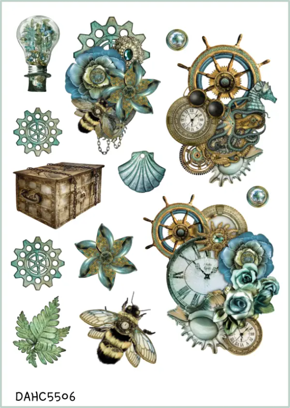 Oceanpunk VI Sticker Sheet: Leagues under the Sea
