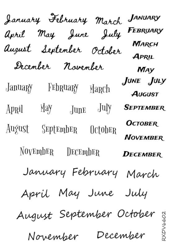 Functional Stickers in Black and White: Clear PET Sheets for Journaling and More
