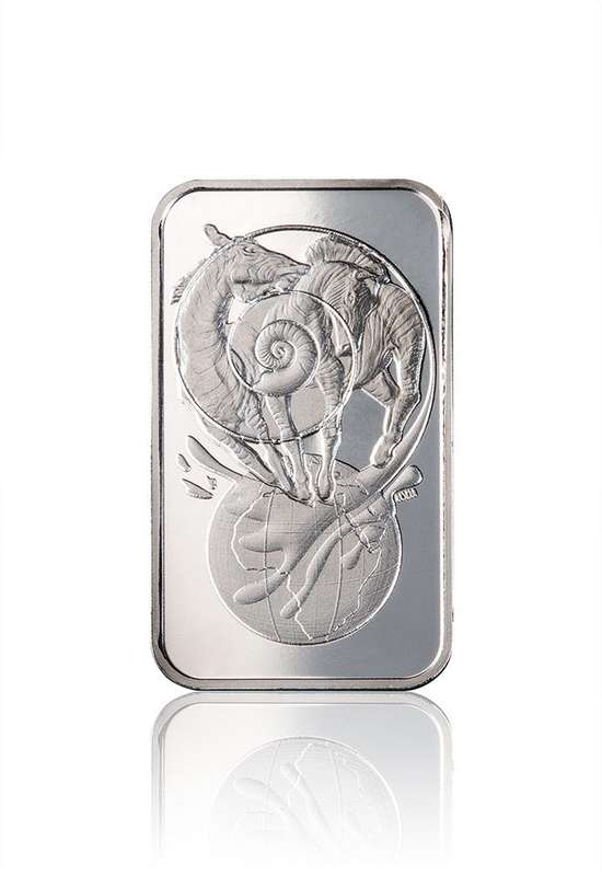1 oz Fine Silver Minted Bar Spiral of Life