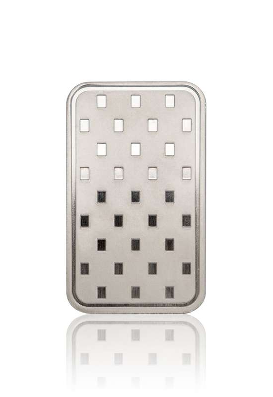 1 oz Fine Silver Minted Bar MC Square
