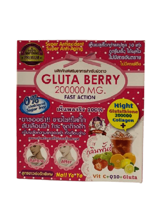 Gluta Berry 200,000mg Fast Action 10 sachets