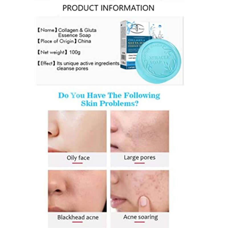 Aichun Beauty Handmade Collagen &amp; Gluta Acid Essence Soap