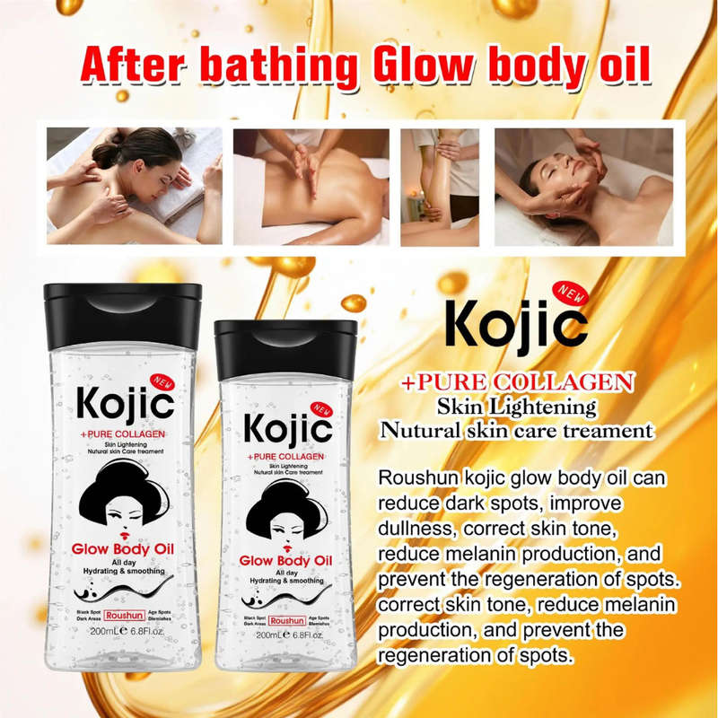 Kojic + Pure Collagen Skin Glow Body Oil