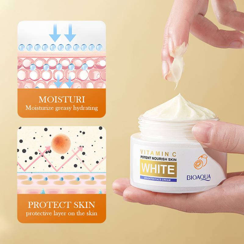 Bioaqua Vitamin C White Brighten Moisturizing Face Cream 50g