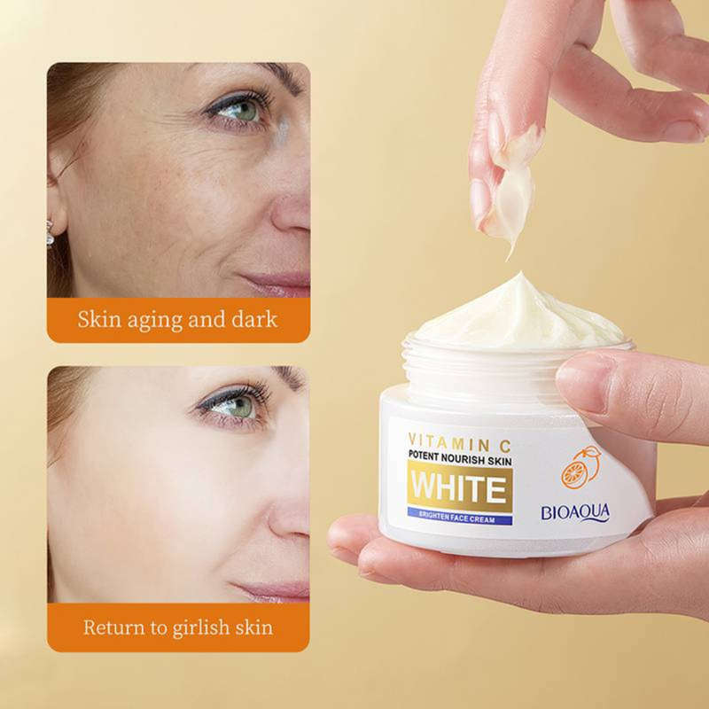 Bioaqua Vitamin C White Brighten Moisturizing Face Cream 50g
