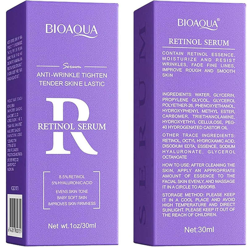 BIOAQUA Facial Serum  Retinol 5% Hyaluronic Acid Moisturizing Essence