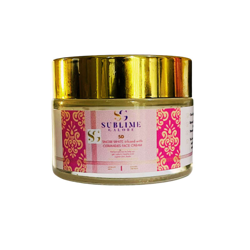 SNOW GLOW infused with CERAMIDES FACE CREAM