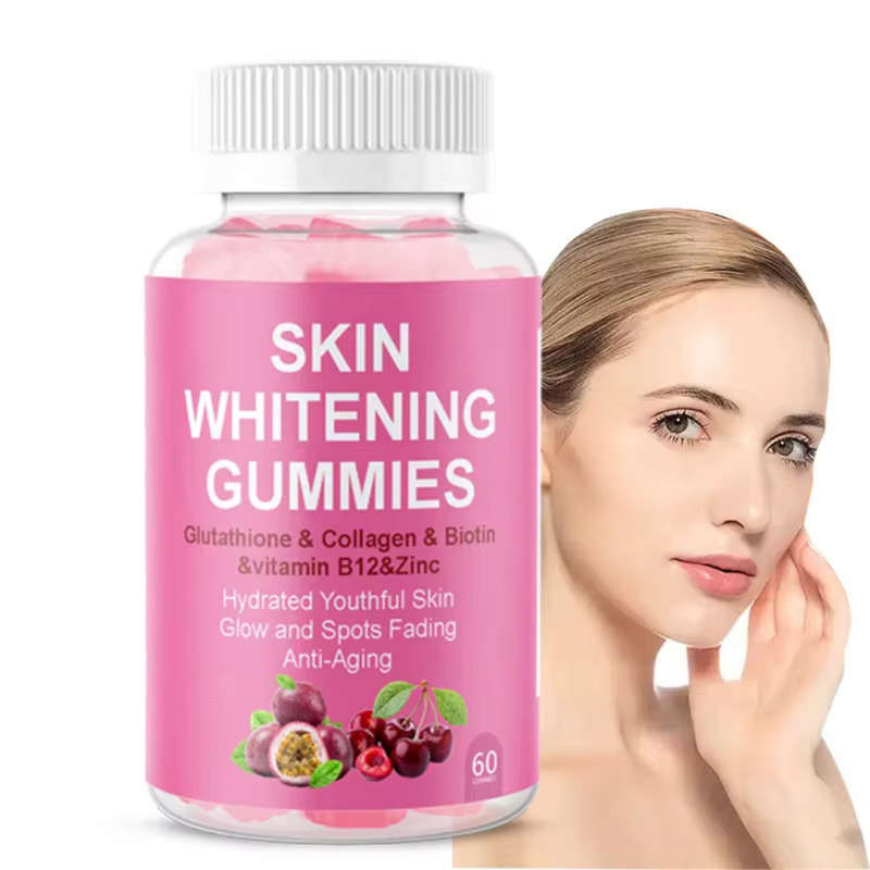 Skin whitening Gummies consists of Glutathione, Collagen, Biotin, Vitamins B12 &amp; Zinc