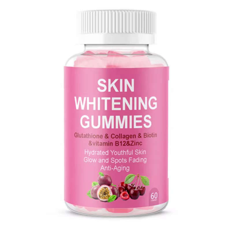 Skin whitening Gummies consists of Glutathione, Collagen, Biotin, Vitamins B12 &amp; Zinc