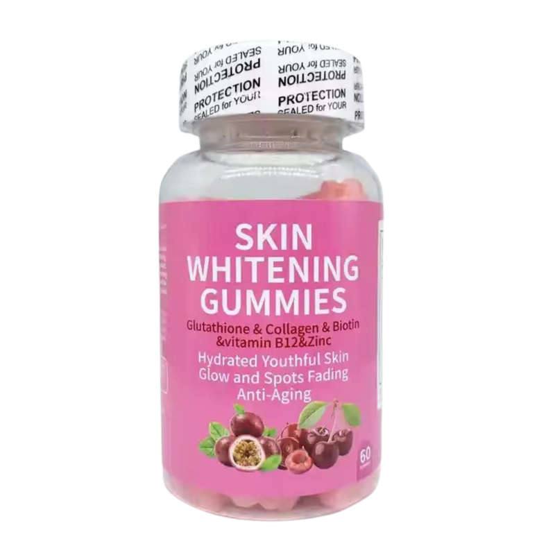 Skin whitening Gummies consists of Glutathione, Collagen, Biotin, Vitamins B12 &amp; Zinc
