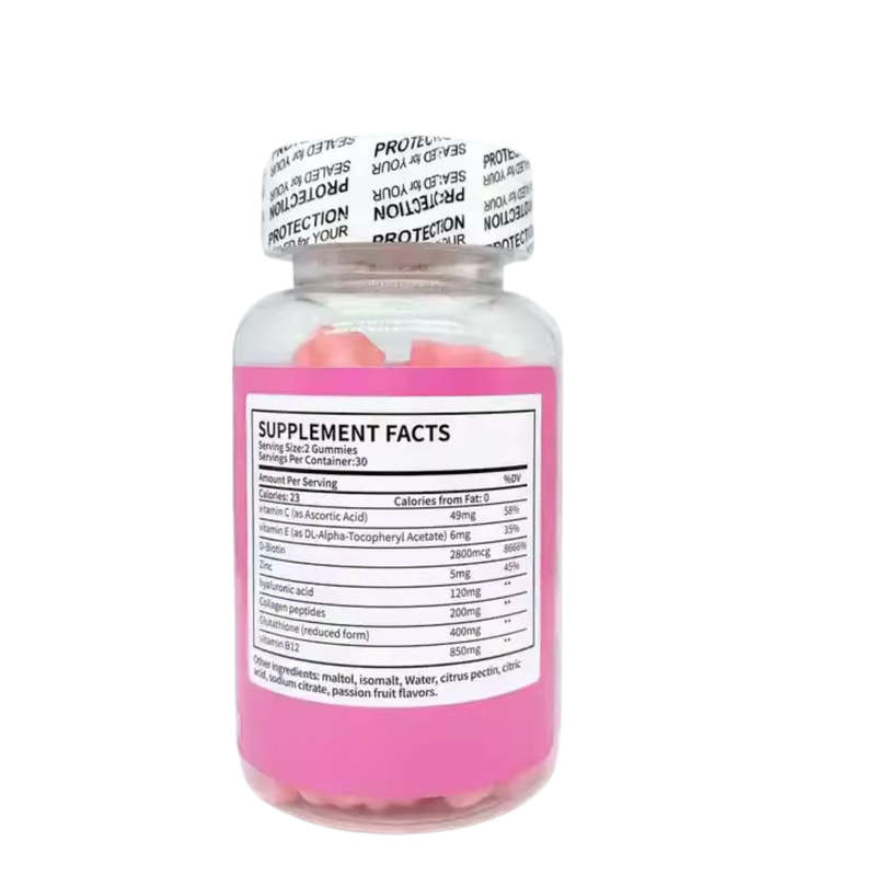 Skin whitening Gummies consists of Glutathione, Collagen, Biotin, Vitamins B12 &amp; Zinc