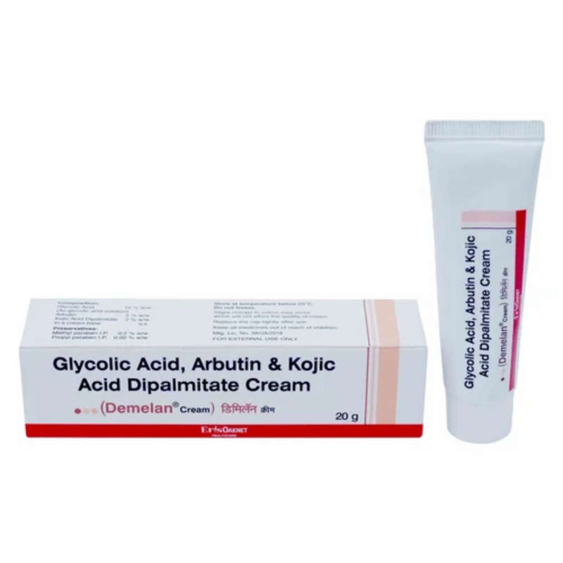 Demalan Glycolic Acid Arbutin &amp; Kojic Acid Dipalmitate Cream 20g