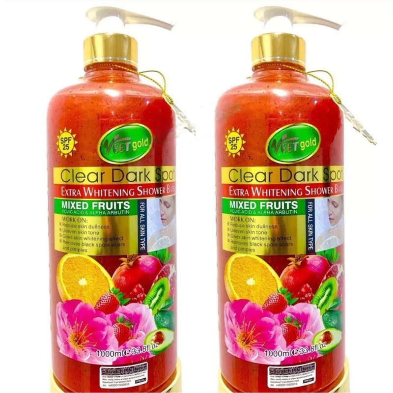 Veet Gold Clear Dark Spots Extra Mixed Fruits Shower Bath 1000ml