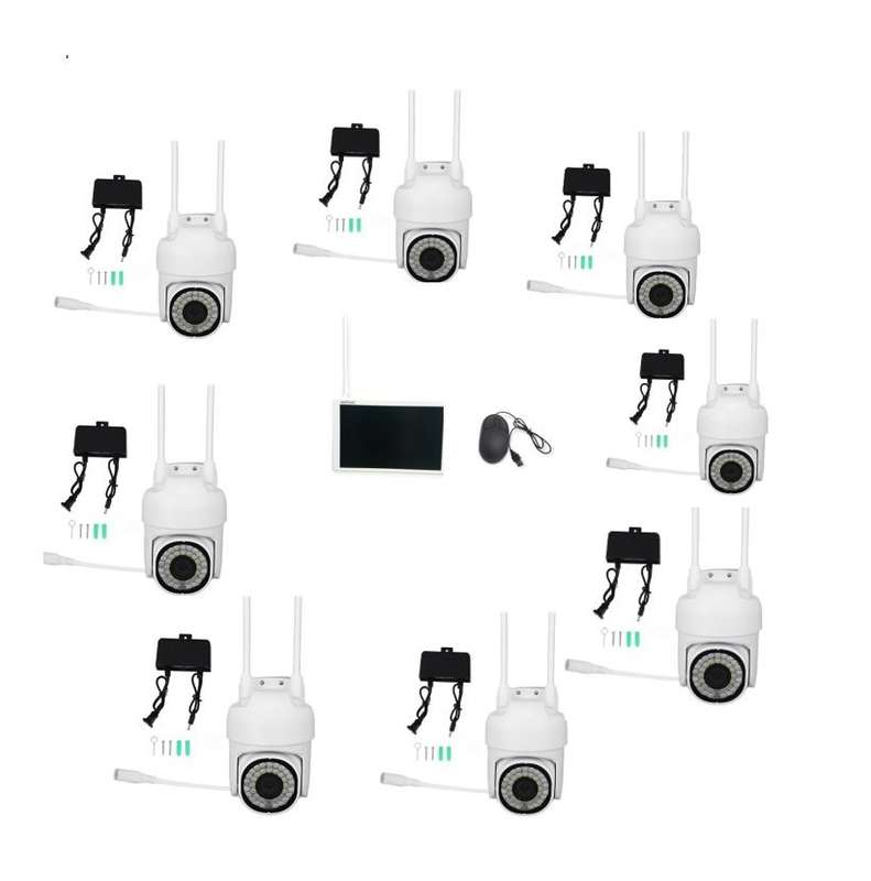 Aerbes AB-JK37 Ball Machine Wi-Fi Camera Set With Screen 8 Channel