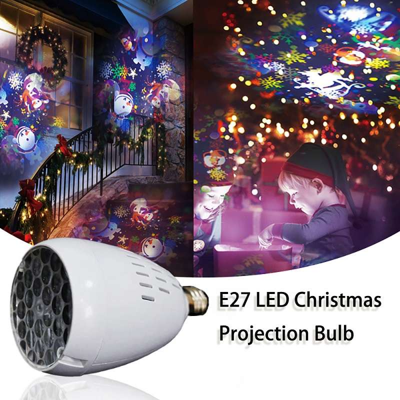 Wolulu AS-50304  LED RGB Bulb Projector Light E27