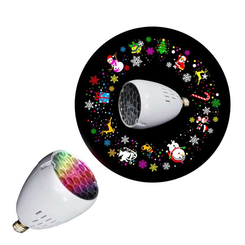 Wolulu AS-50304  LED RGB Bulb Projector Light E27
