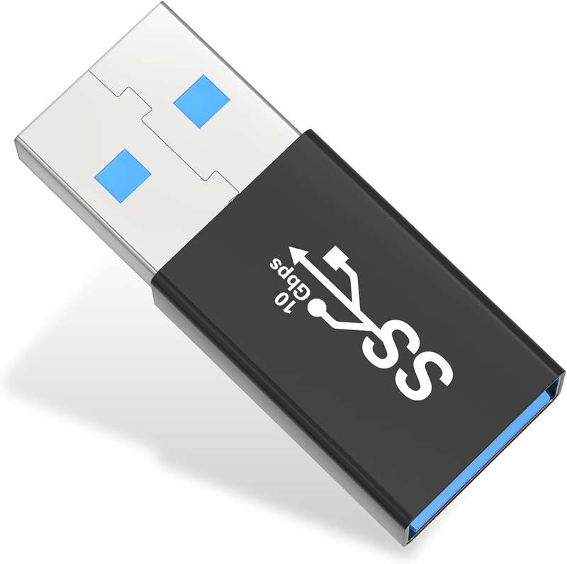 USB 3.0 Female To USB 3.0 Male Coupler Extender Converter 100pcs