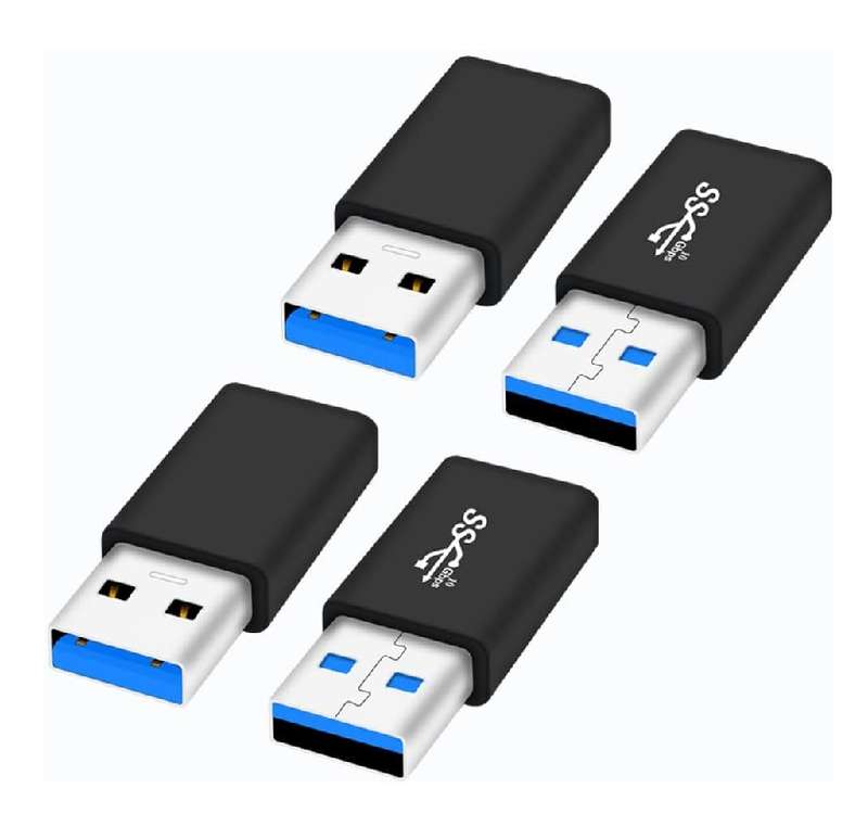 USB 3.0 Female To USB 3.0 Male Coupler Extender Converter 100pcs