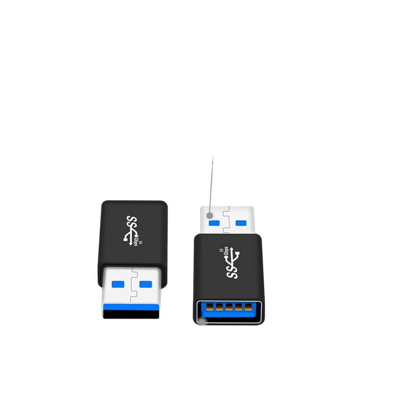USB 3.0 Female To USB 3.0 Male Coupler Extender Converter 100pcs
