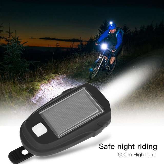 Aerbes AB-TY25 Rechargeable Solar Powered LED Bicycle Front Light 600LM