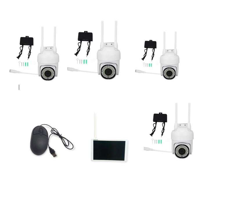 Aerbes AB-JK36 Ball Machine Wifi Camera Set 4 Channel With Screen