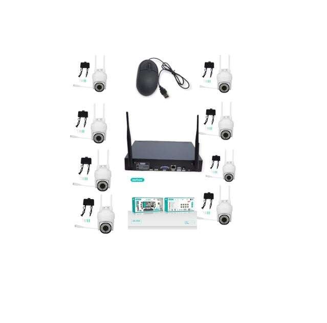 Aerbes AB-JK35 Ball Machine 8 Camera NVR Set 8 Channel