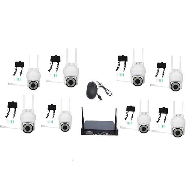 Aerbes AB-JK35 Ball Machine 8 Camera NVR Set 8 Channel
