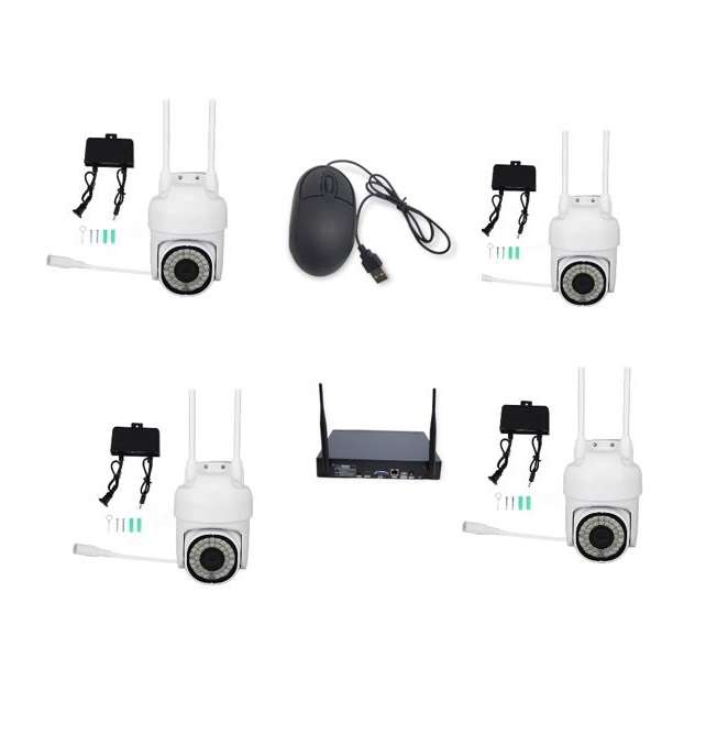 Aerbes AB-JK34 Ball Machine 4 Cameras NVR Set 4 Channel