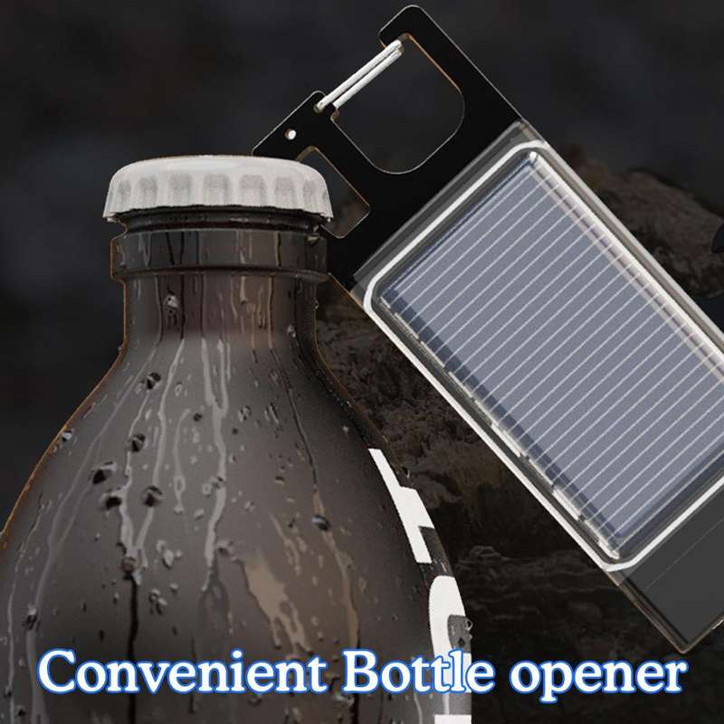 Aerbes AB-TY90  Solar Powered Keychain Light With Carabiner