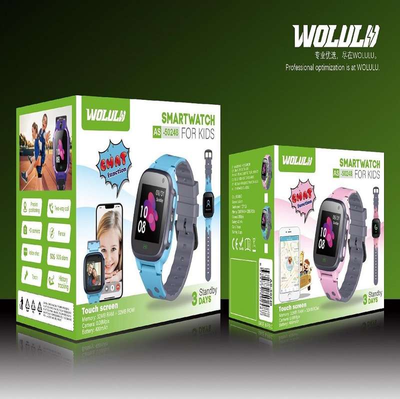 Wolulu AS-50248 Kids Smart SOS Tracker Watch