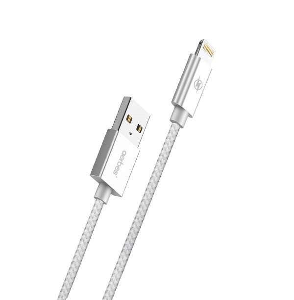 Aerbes AB-S070I Nylon Braided Lightning Pin For IOS Cable QC3.0 Fast Charging 3.0A 1M